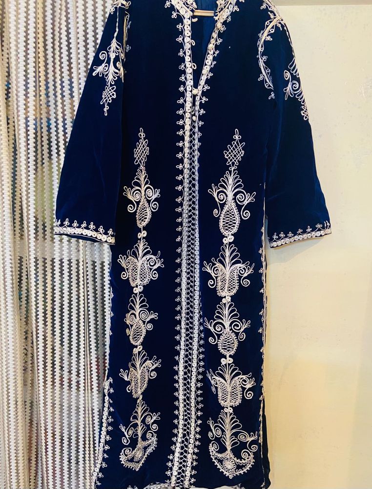 Velvet Kashmiri Gown