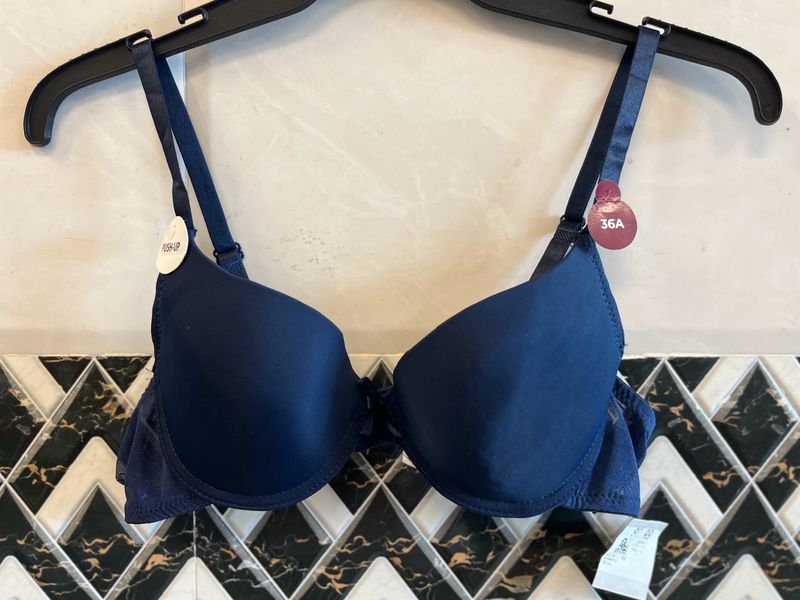 Blue Super Push up Bra For Women