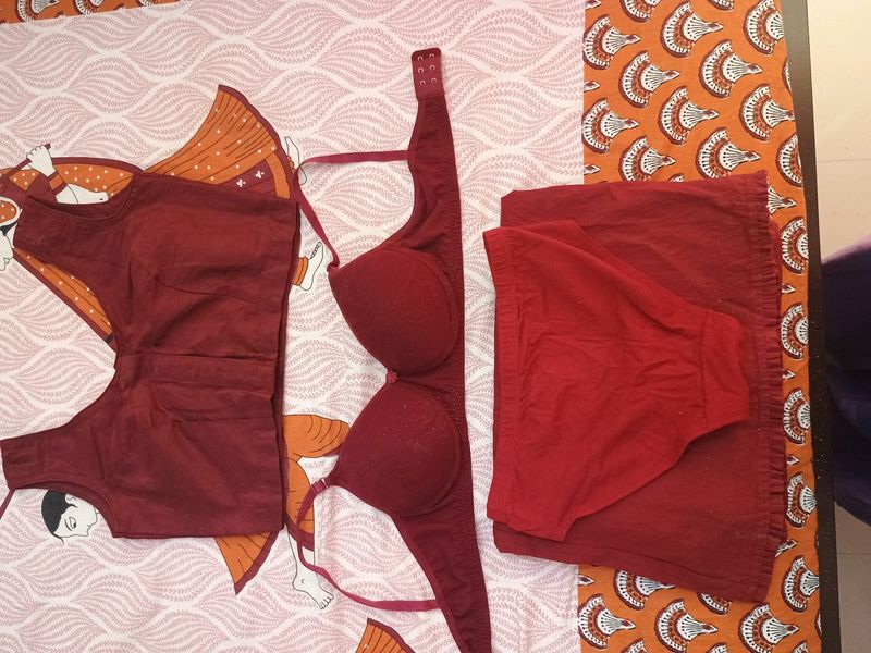 Set Of Blouse Bra Penty Peticourt