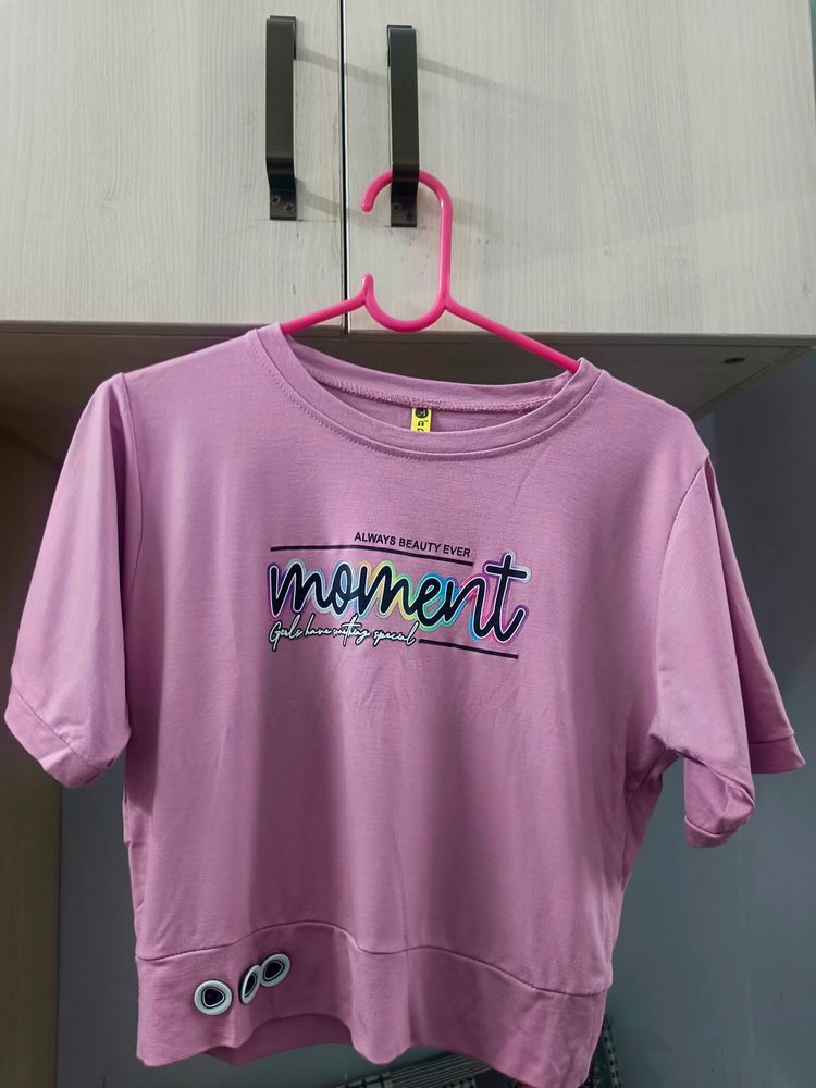 Pink T-shirt For Women