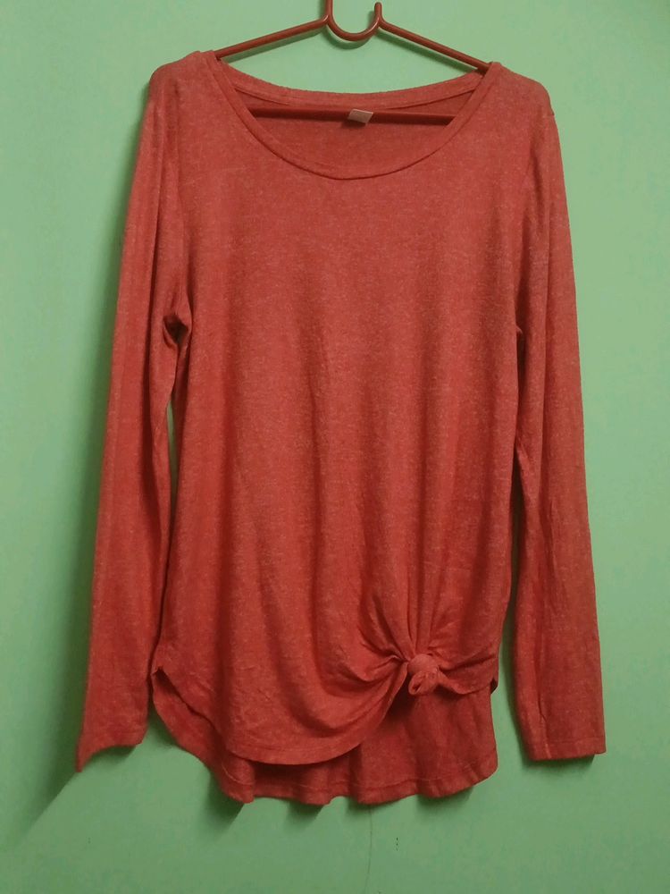 Full Sleeves Knotted Top