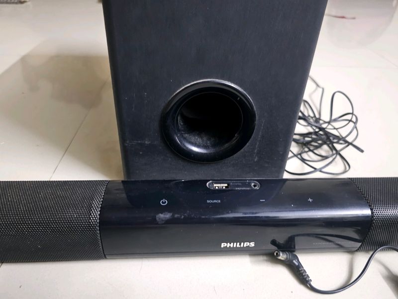 Philips Sound Bar With Sub Woofer