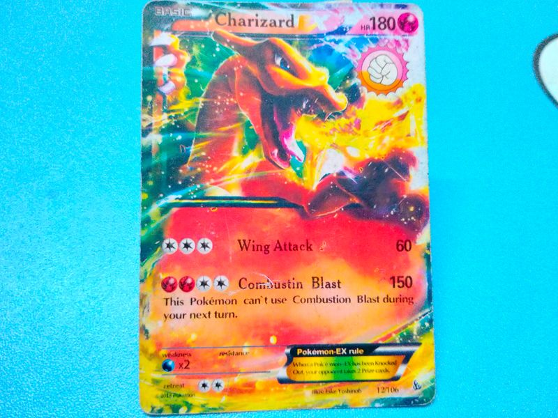 Original Charizard Ex Card Printing Year 2015