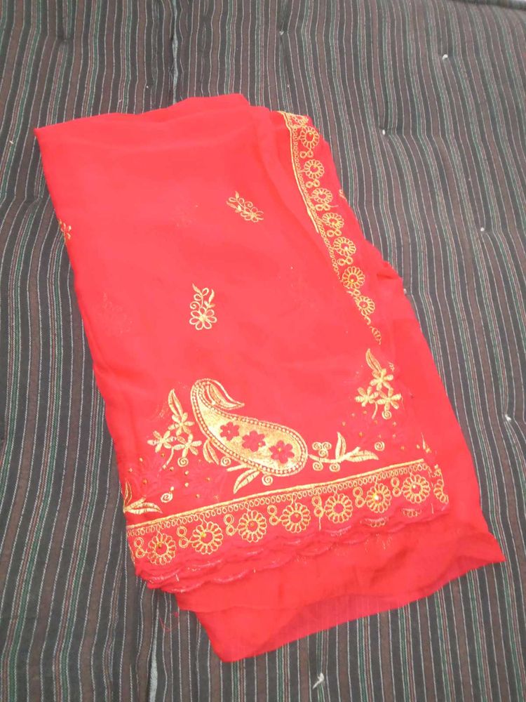 Red beautiful Saree