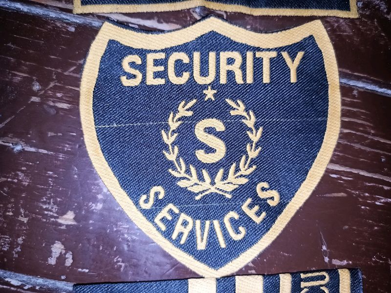 Badge Embroidered Security Guard Badges