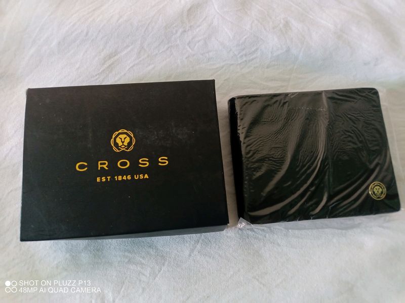 🟩Offer On🆕Black Colour Cross Wallet