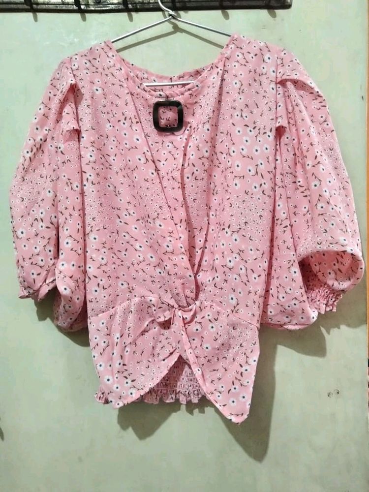 Crop top Pink Colour