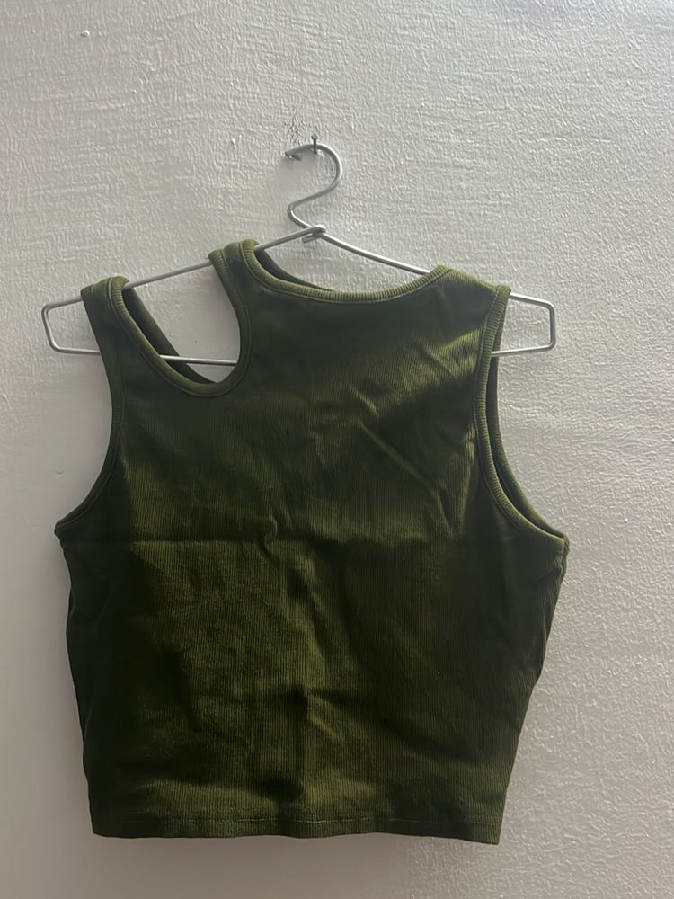 Olive Green Cami Top