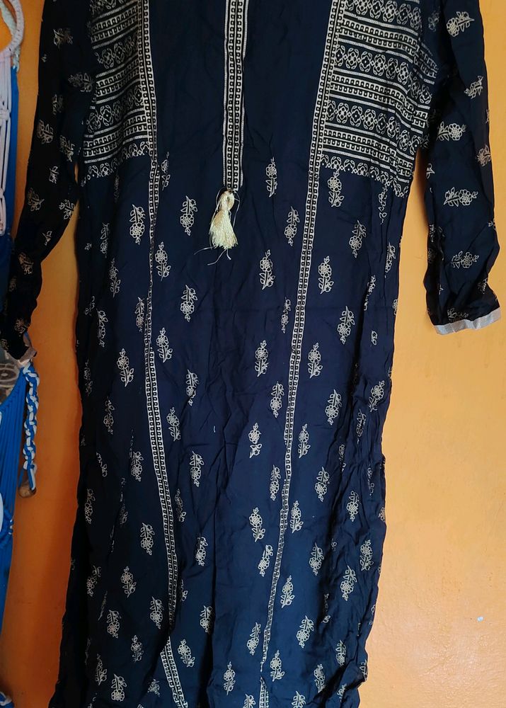 Women Black Kurta