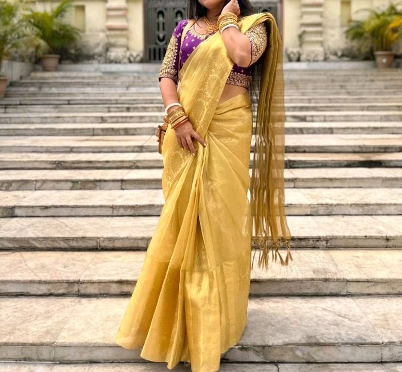 Gold Saree