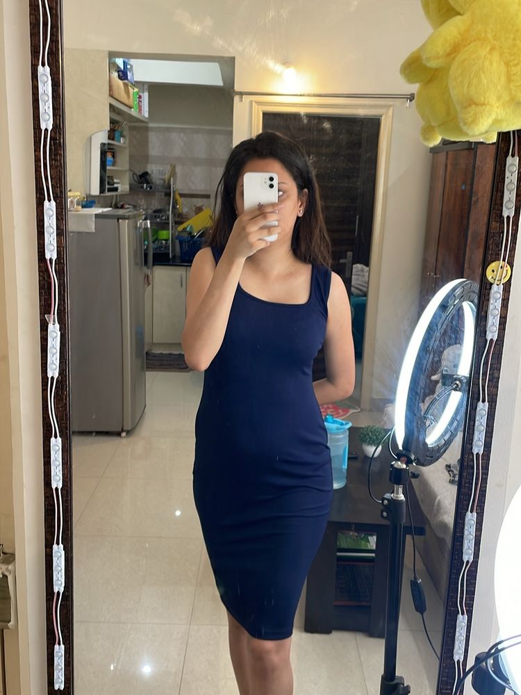 Beautiful Navy Blue Dress | Bust Size : 32-34