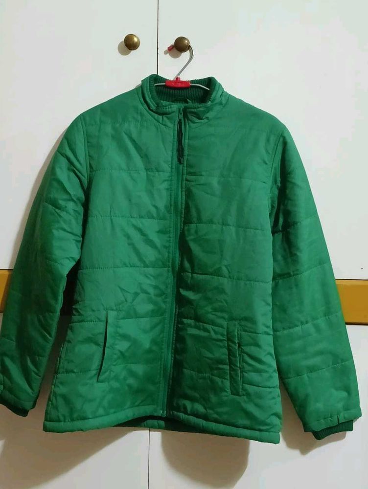 Green Full Sleeves Jacket