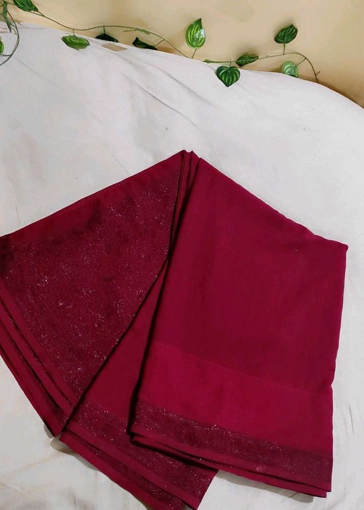 The  Is A Cotton Silk Saree