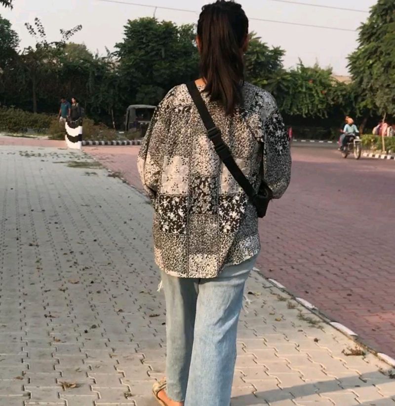 Printed Oversized Shirt