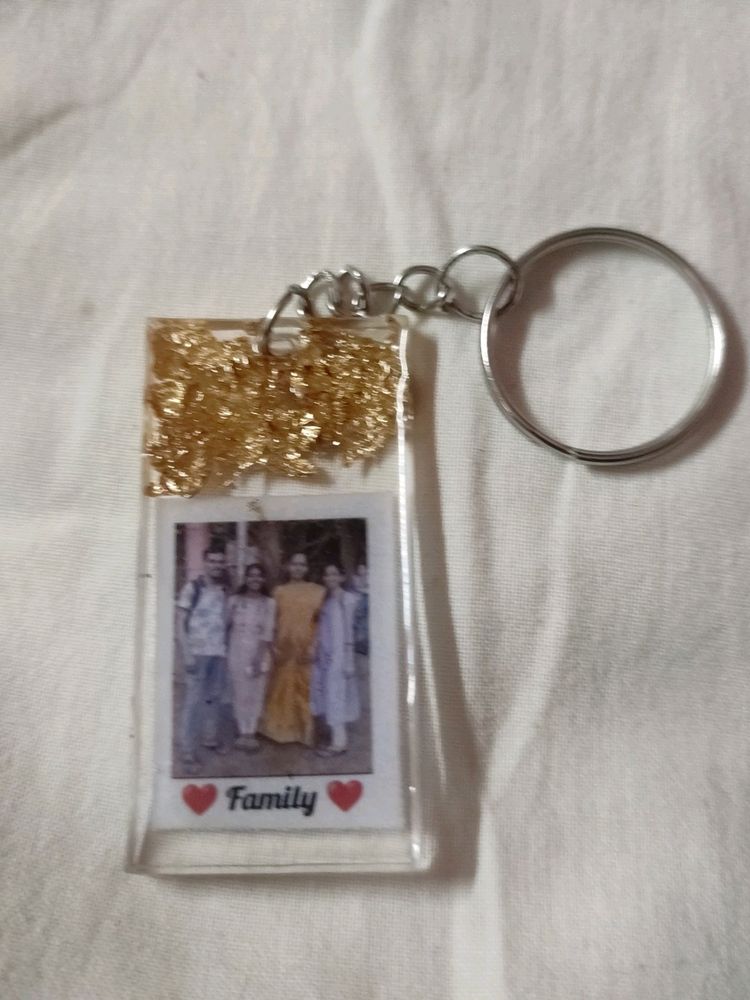 Resin Photo Keychain