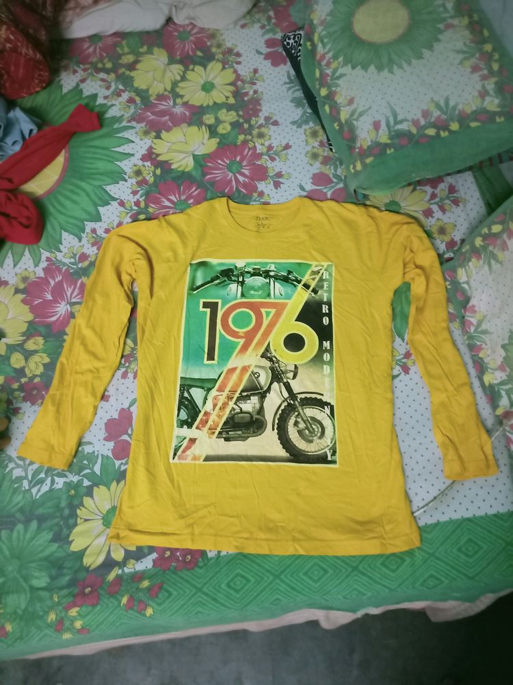 Yellow Cotton Tshirt