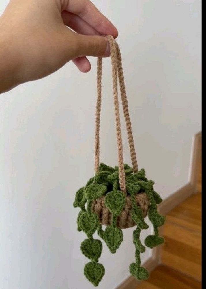 Plant Pot Hanging Crochet