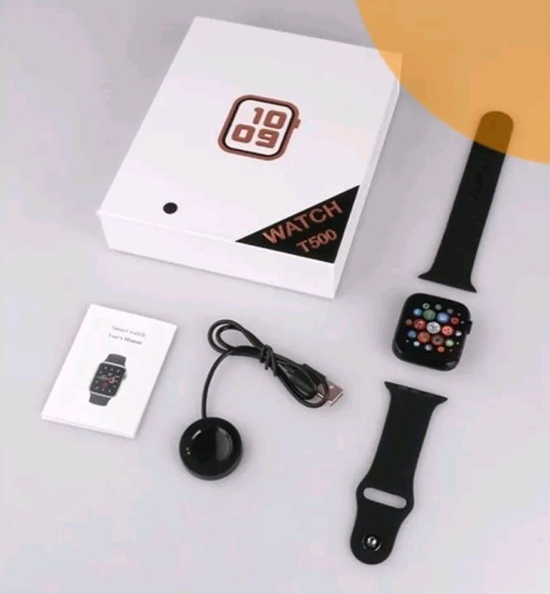 T500 Smart Watch Compatible with Android & iOS Bl