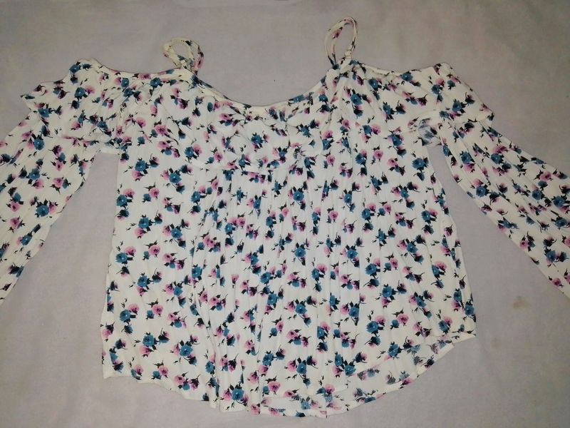 Forever 21 Flower Print Top