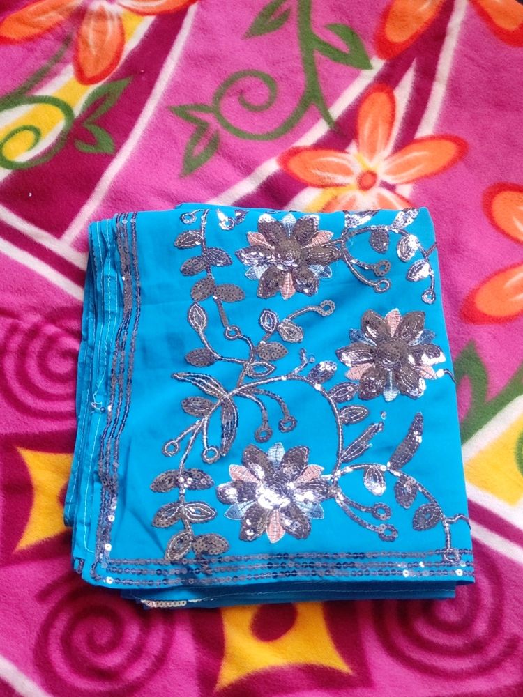 Blue Saree For Women