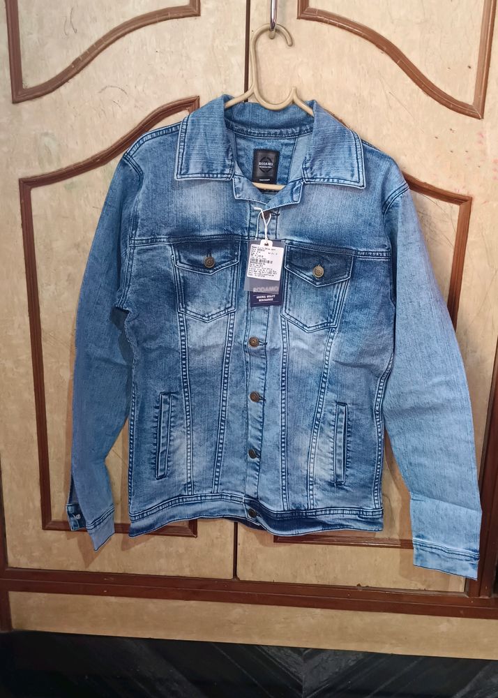 Blue Washed Denim Jacket