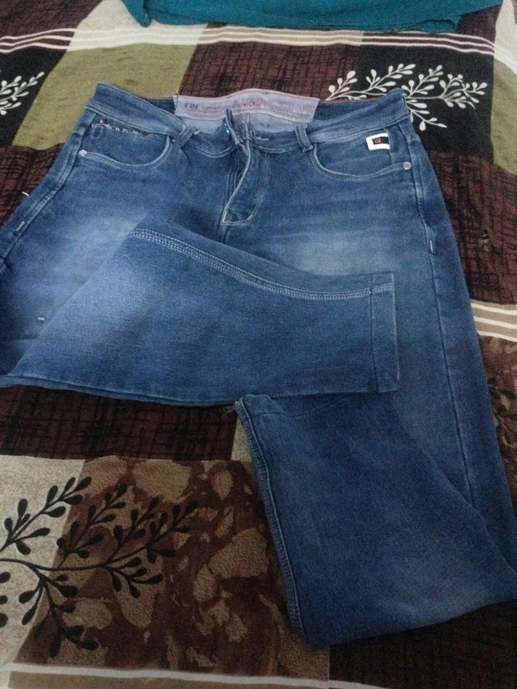 Denim Jeans Blue Waist 38 Length 42