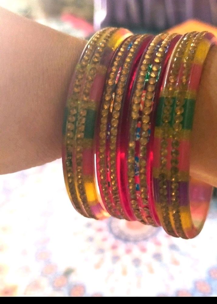 Beautiful Colourful Bangles set