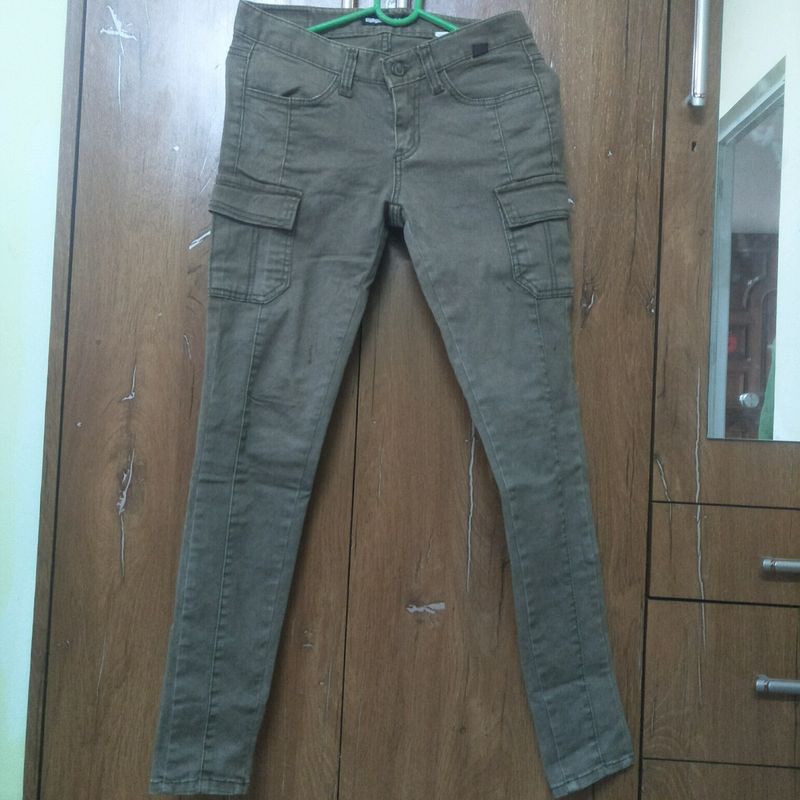 Combo Cargo And High Waist Jeans