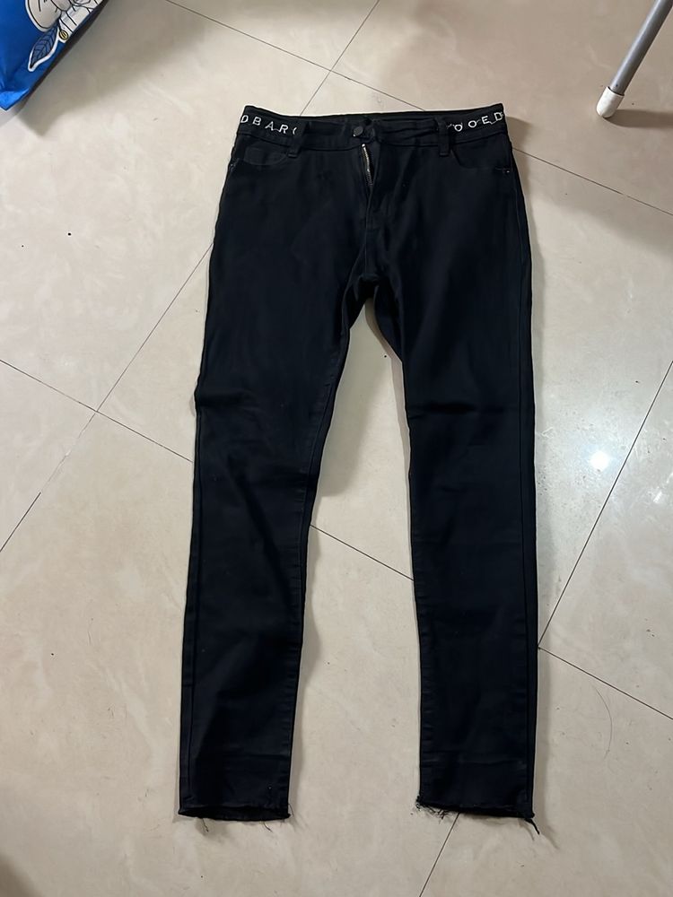 Denim black imported jeans