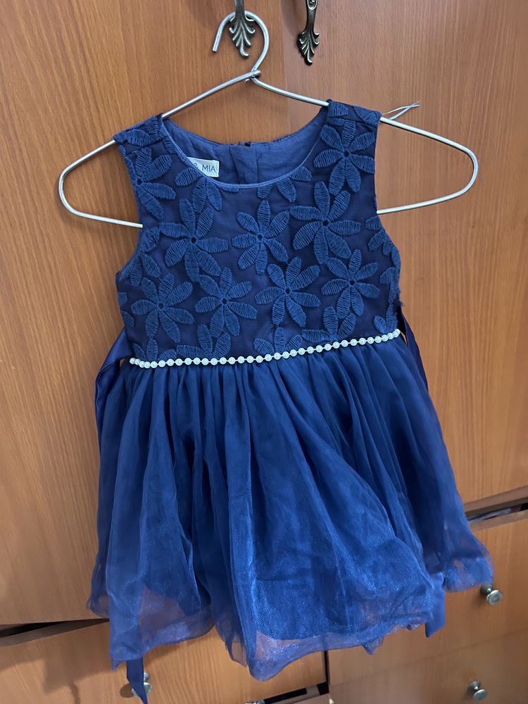 Party Wear Girl Frock - 9months To 15months