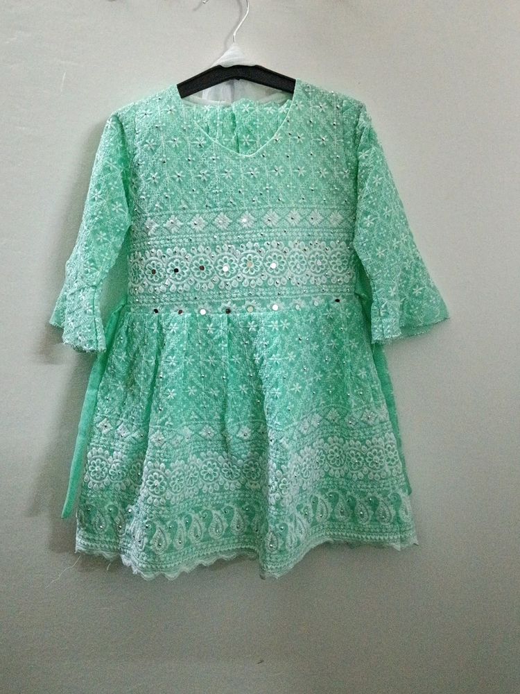 Party wear Kids Kurti With Salwar And Duppata