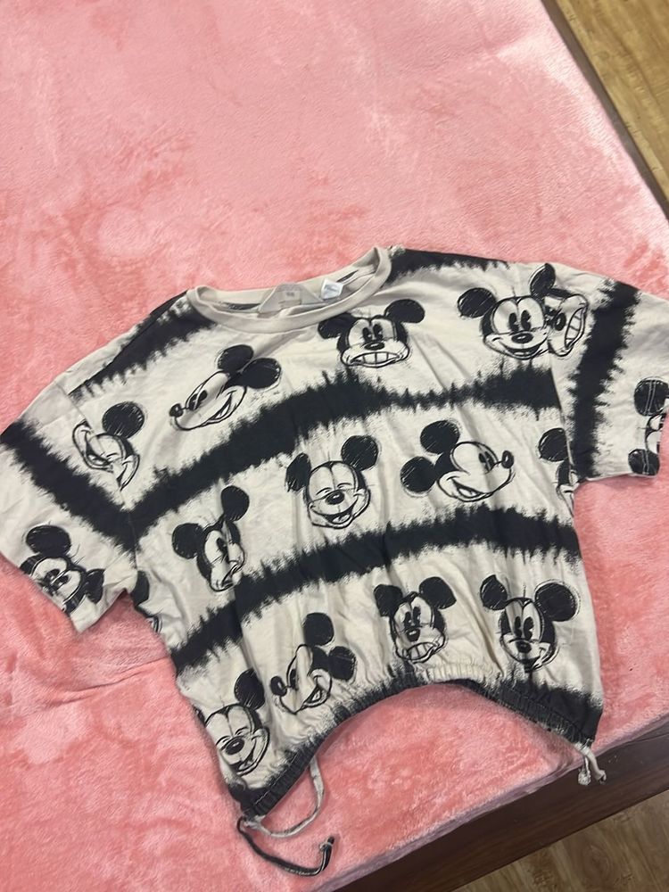 Micky Mouse Pretty H&M Top