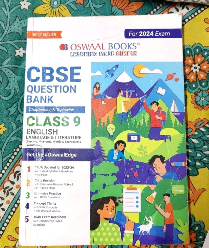 Oswal Class 9 English  Book Ncert