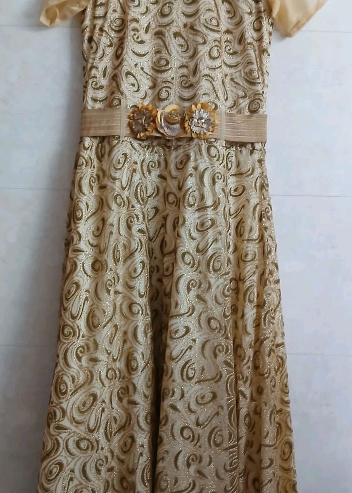 Ethnic Golden Gown