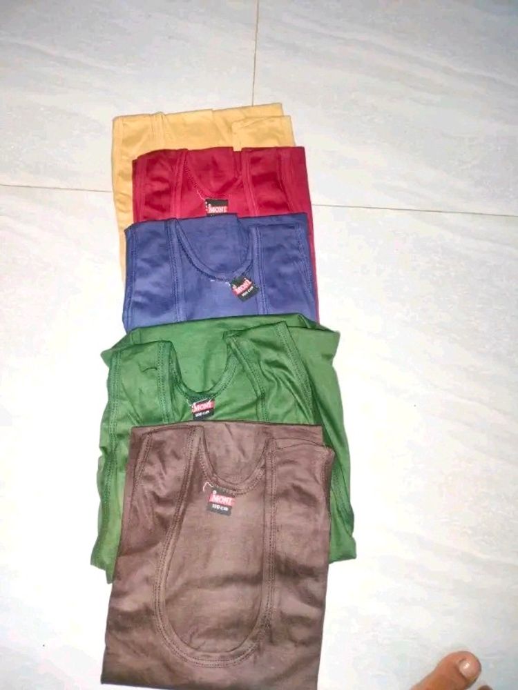 1 Pack Of 5 Men's Vest