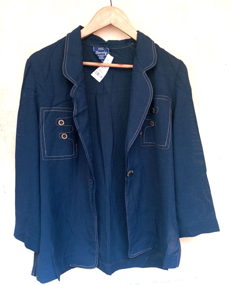 Casual Navy Blue Jacket (Women)