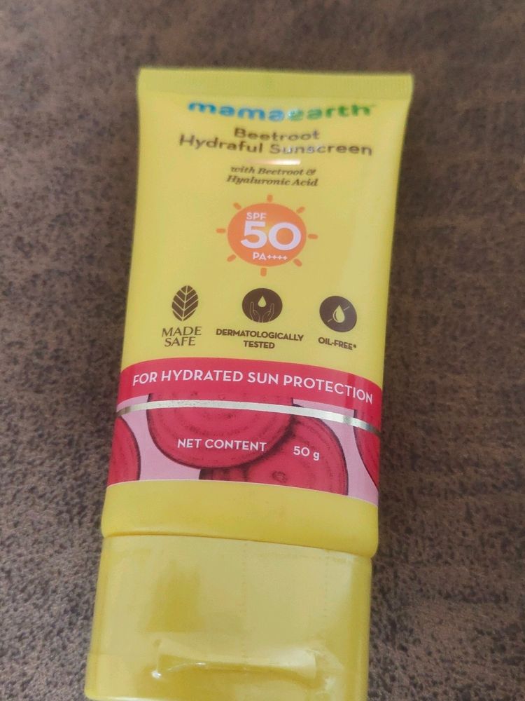 Mamaearth Beetroot Hydraful Sunscreen