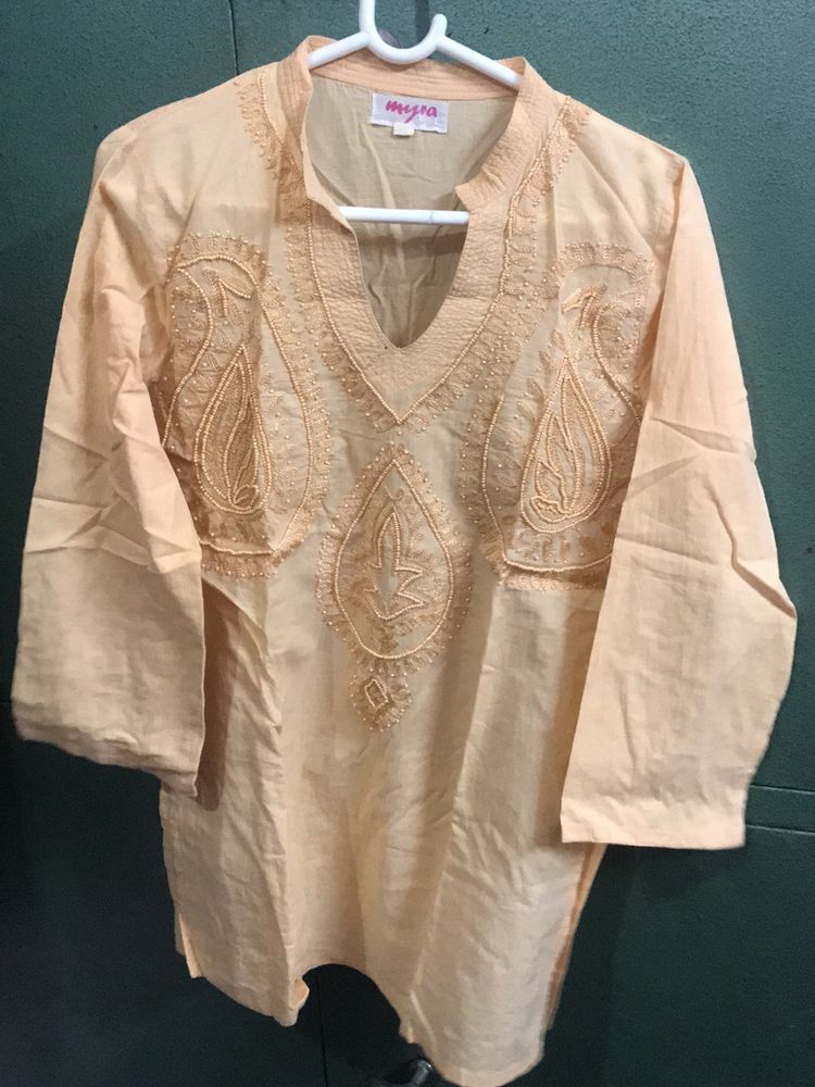 Kurti With Embroidery