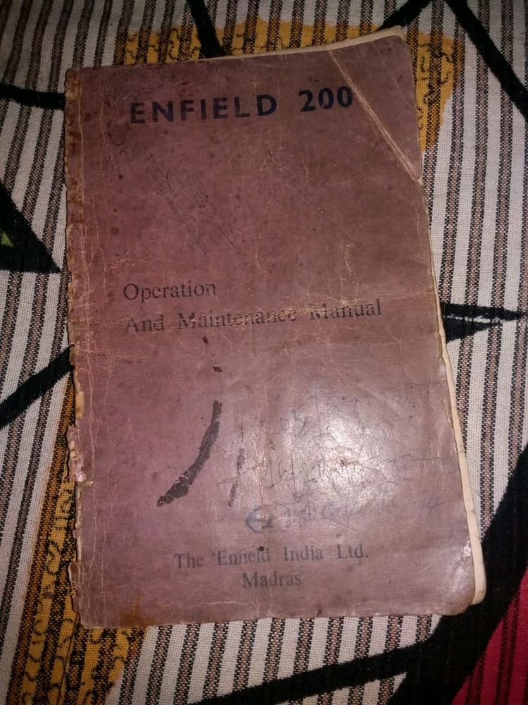 Royal Enfield Mini Bullet Original Service Manual