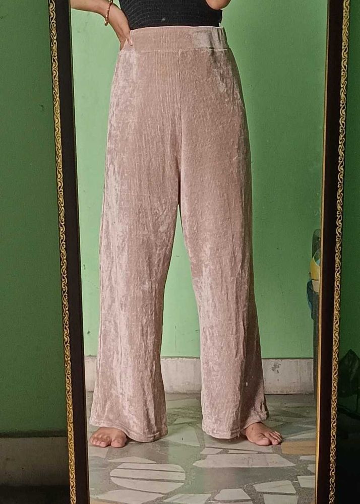 Flaired Beige Color Trouser