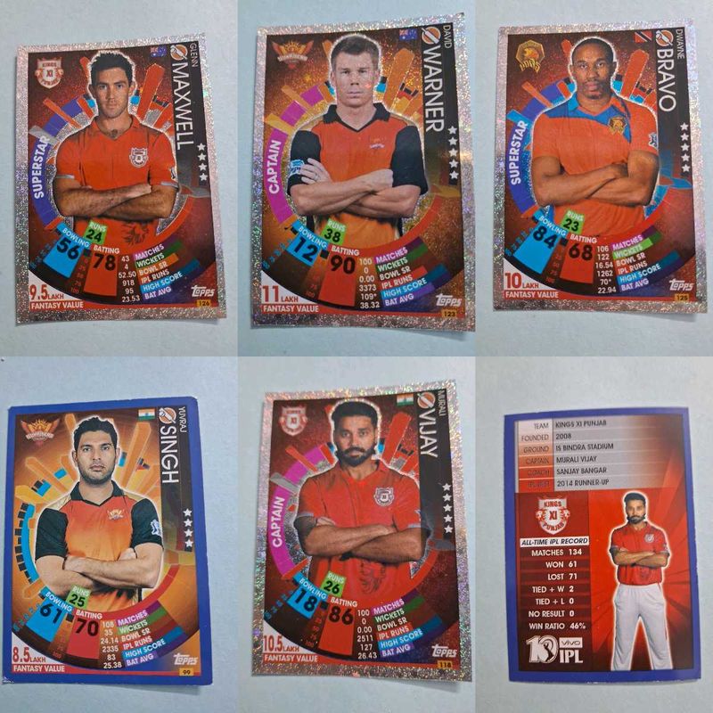 CRICKET ATTAX CARDS