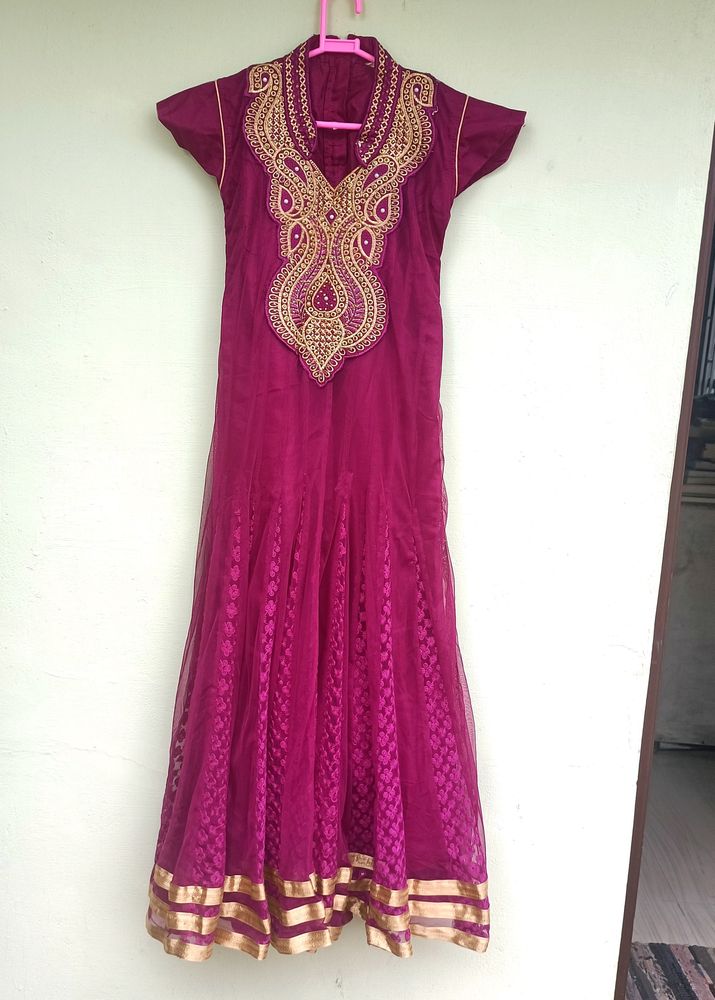 Purple Ethnic Gown 💜✨