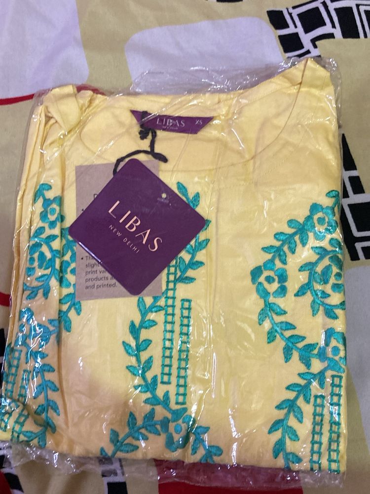 New Libas Embroidery Kurta Pent Set