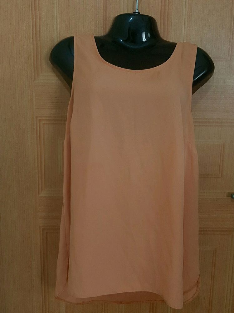 Orange Casual Wear Top.