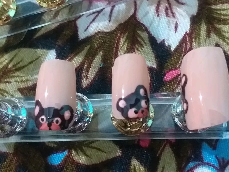 Press On Nails(Peek-a-Boo🐻)