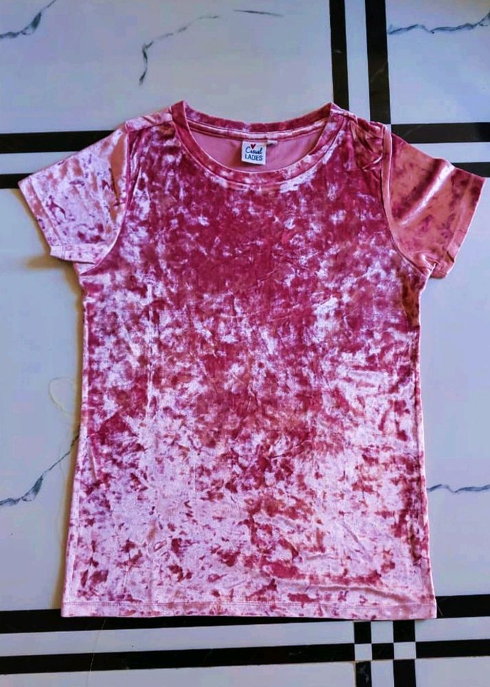 Velvet T-shirt