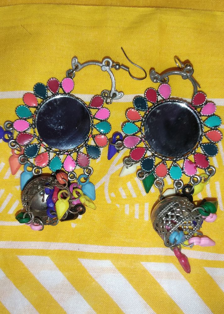 Mirror Banjara Earings