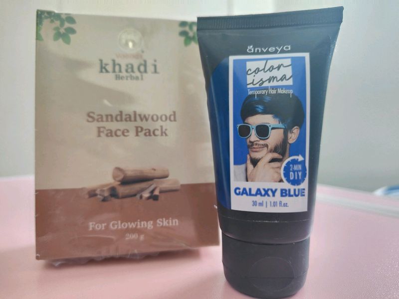 Khadi Face Pack & Hair Colour