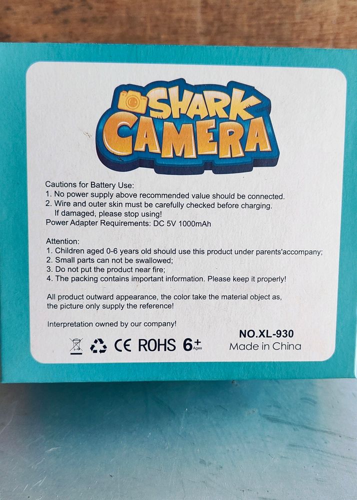 Shark Camera For Kids