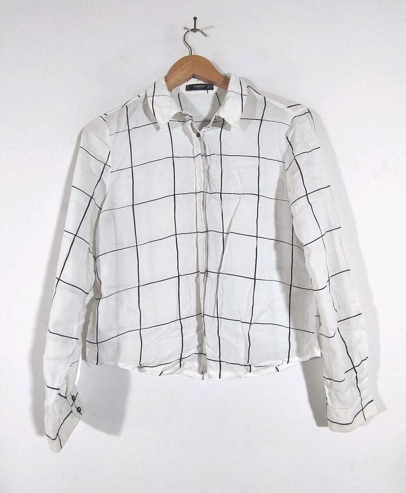 White Checks Shirt (Women's)